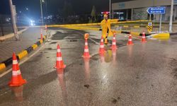 Ortaköy'de Hastane Çemberi ile Etik ve Başkent Hastanesi yolu trafiğe kapatıldı