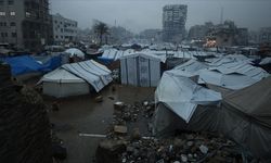 Gazze’de sağanak: Şifa Hastanesi sular altında