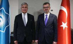 Türkiye Cumhurbaşkanlığı İletişim Başkanı Duran, TDT Genel Sekreter Yardımcısı Kocaman ile görüştü