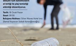 Karaoğlanoğlu’nda plaj temizliği etkinliği