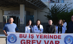 Memur-Sen Gazimağusa Devlet Hastanesinde uyarı grevi yaptı