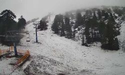 Trodos’ta sıcaklık -6’ya kadar düştü