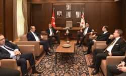 Başbakan Üstel, Özerdağ ve Yüksek Adliye Kurulu üyeleri ile toplantı yaptı