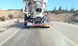 Yola beton döken sürücüye ceza