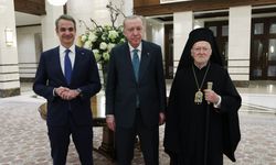Erdoğan, Miçotakis ve Fener Rum Patriği ile görüştü