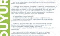 Çalışma Bakanlığından duyuru