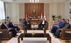 Cumhurbaşkanı Erhürman, ASAM heyetini kabul etti