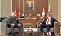 Erhürman, Kara Kuvvetleri Komutanı Orgeneral Tokel'i kabul etti