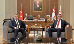 Cumhurbaşkanı Erhürman, Başbakan Üstel ile görüştü