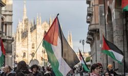 İsrail'in Filistinli esirleri hedef alan "idam yasası" İtalya'da protesto edildi