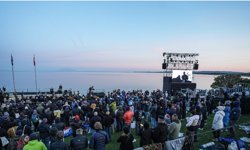 Anzak Koyu'nda geleneksel "Şafak Ayini" yapıldı