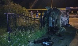 Alkol tesiri altındaki sürücü direksiyon hakimiyetini kaybederek aracını devirdi: Yaralı yok