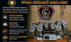 Polisten "Hedef Operasyonu”… Girne'de 9 kilodan fazla uyuşturucu ile nakit para ele geçirildi, iki tutuklu