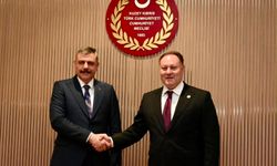 Meclis Başkanı Öztürkler, Türkiye İçişleri Bakanı Çiftçi’yi kabul etti