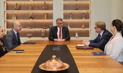 Erhürman, Hagström'ü kabul etti