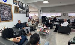 Spor Yazarları Derneği'nden Ertan Birinci'ye kutlama ziyareti