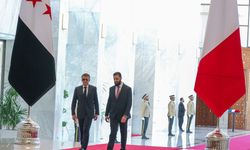 Suriye Cumhurbaşkanı Şara, Fransa Cumhurbaşkanı Macron ile Şam'da görüştü
