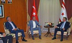 Başbakan Üstel, Hür-İş Federasyonu heyetini kabul etti