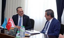 Ertuğruloğlu, Türkiye Dışişleri Bakan Yardımcısı Büyükelçi Bozay’ı kabul etti