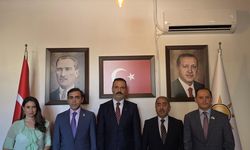 Yeni Azerbaycan Partisi heyetinden AK Parti KKTC Temsilciliğine ziyaret