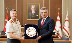 Erhürman, GKK Komutanı Tümgeneral Görgülü ve beraberindeki heyeti kabul etti