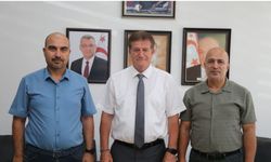 Arıklı KKTC Kickboks ve Muaythai Federasyonu yetkililerini kabul etti