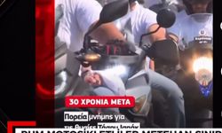 Rum motosikletliler Metehan Sınır Kapısı'nda eylem yaptı