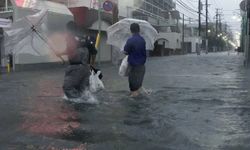 Japonya'da etkili olan Dujuan Tayfunu nedeniyle 2 kişi hayatını kaybetti