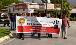 KTOEÖS, Güzelyurt ve Lefke bölgesi okullarında grev ve eylem yaptı
