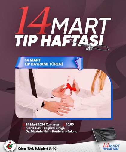 14 Mart Tıp töreni yarın Tabipler Birliği’nde yapılacak