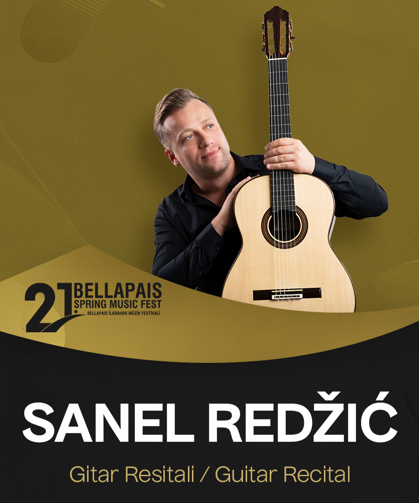 Bellapais İlkbahar Müzik Festivali’nde yarın akşam gitar virtüözü Sanel Redzic yer alacak