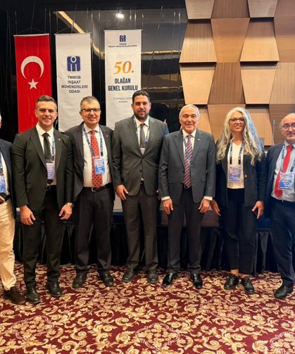 KTMMOB İnşaat Mühendisleri Odası, TMMOB İMO 50. Olağan Genel Kurulu’na katıldı
