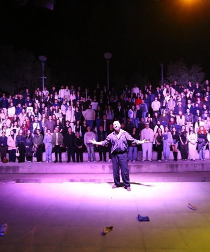 Abdullah Öztoprak gösterisini LAÜ’de sahneledi