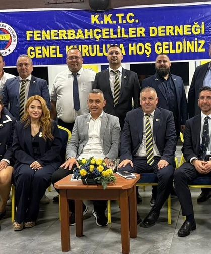 KKTC Fenerbahçeliler Derneği’nde Tolga Ahmet Raşit yeniden başkan seçildi