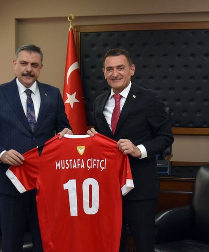 Oğuz, mevkidaşı Çiftçi ile görüştü:"İş birliğimiz devam edecek"