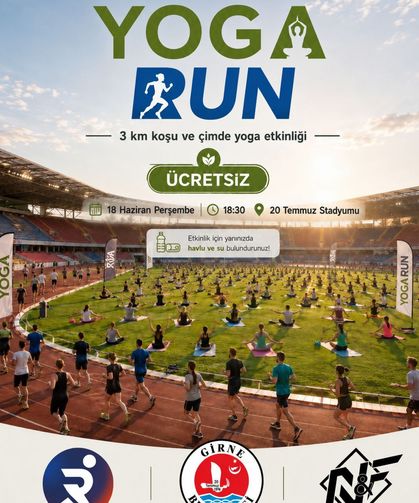 Girne 20 Temmuz Stadyumu’nda “Yoga Run” etkinliği düzenlenecek