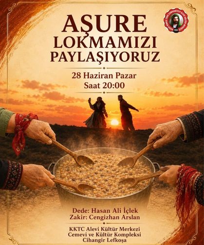KKTC Alevi Kültür Merkezi “Aşure Lokması” etkinliği düzenliyor