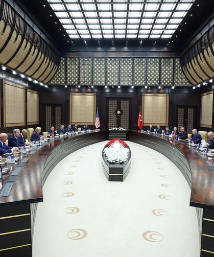 Erdoğan, Trump ile heyetler arası görüşmeye başkanlık etti