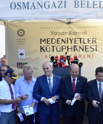 Tatar, Bursa'da Yaşar Kemal Medeniyetler Kütüphanesi’nin açılış törenine katıldı