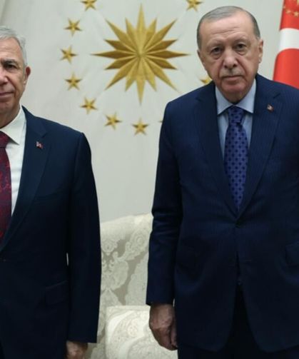 Erdoğan, Mansur Yavaş ile görüştü