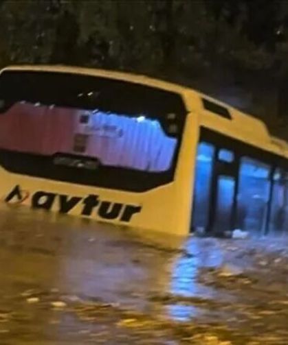 İstanbul'da 115 yıllık kayıtlardaki en yüksek üçüncü günlük yağış ölçüldü
