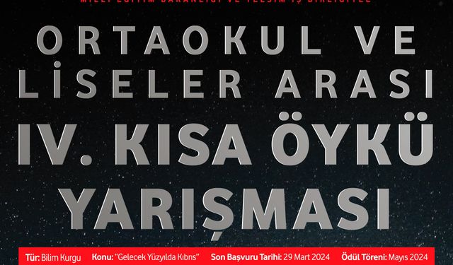 Milli Eğitim Bakanlığı ve Telsim iş birliğinde düzenlenen IV. Kısa Öykü Yarışması’nın başvuruları başladı