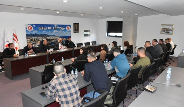 Girne Belediyesi Kent Güvenliği Birimi’ne yeni personel