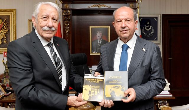 Tatar, Şair-Yazar Oktay Öksüzoğlu’nu kabul etti
