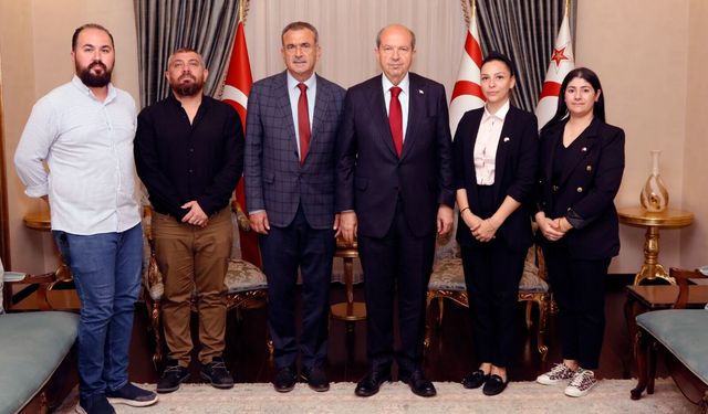 Tatar, Uluçay ve Şampiyon Melekleri Yaşatma Derneği Yönetim Kurulunu kabul etti