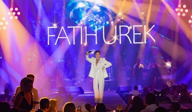 Fatih Ürek, Merit Royal Diamond'da sahne aldı