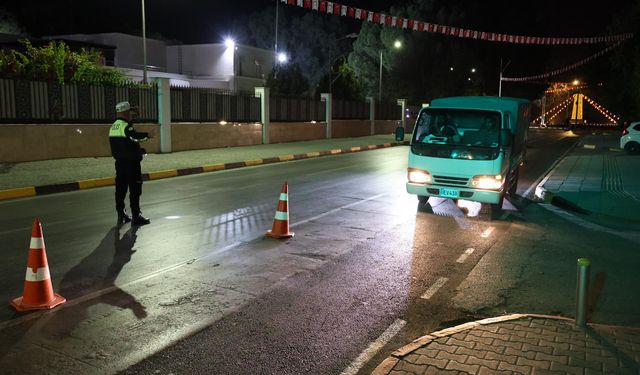 Lefkoşa ve İskele Polis Müdürlükleri’nin sorumluluk alanlarında asayiş ve trafik denetimleri…