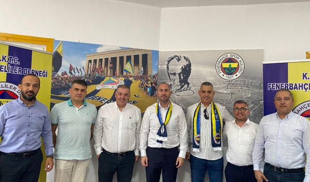 Fenerbahçe Yönetim Kurulu Üyesi Rıfat Perahya, KKTC Fenerbahçeliler Derneği'ni ziyaret etti