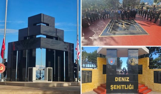 Girne Deniz Şehitliği’nde anma etkinliği düzenlendi