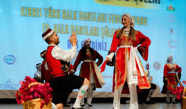 10’uncu Halk Dansları Şöleni yapıldı